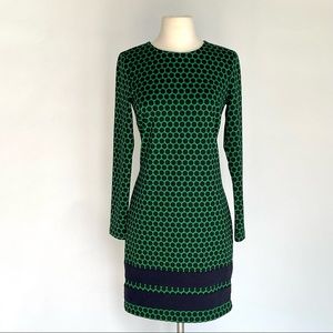 Michael Kors Green and Navy Dress